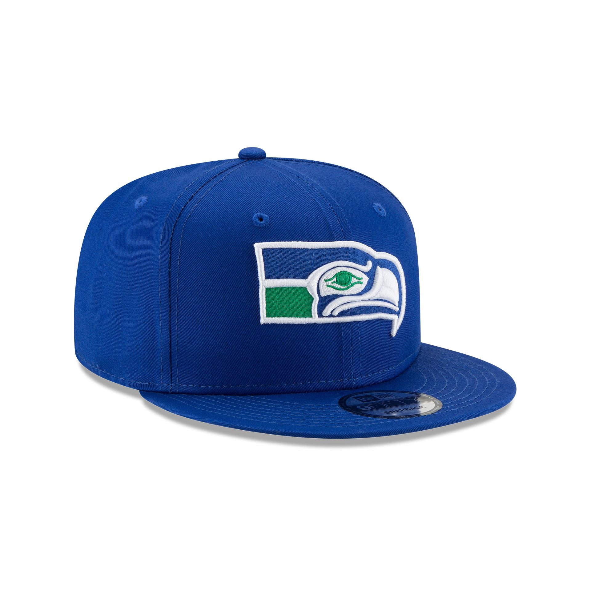 Seattle Seahawks Basic Blue 9FIFTY Snapback Hat - Image 3