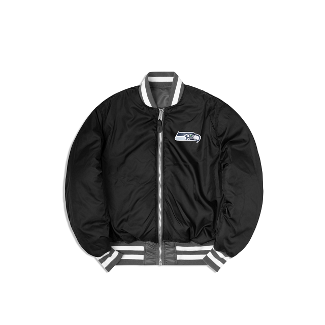 Alpha Industries X Seattle Seahawks MA-1 Bomber Jacket - Image 6