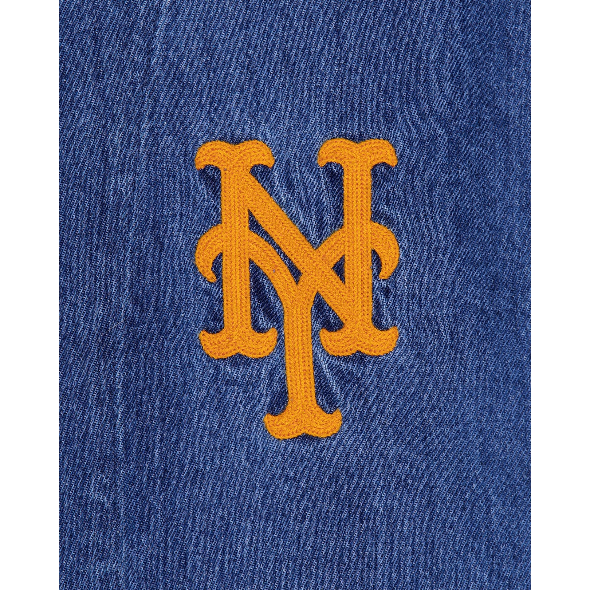 New York Mets Denim Coach Jacket - Image 4