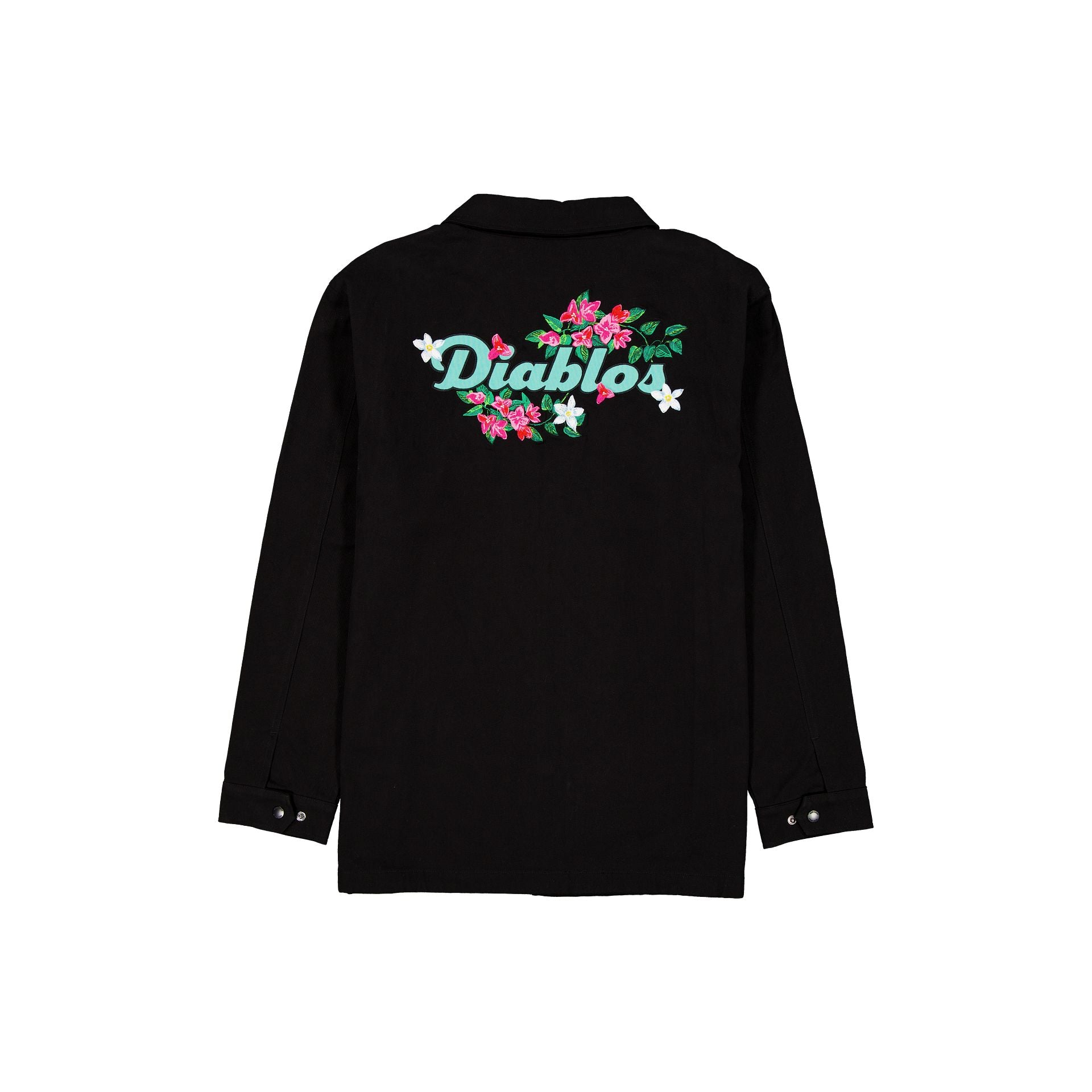 Diablos Rojos del M??xico Black Floral Jacket - Image 2