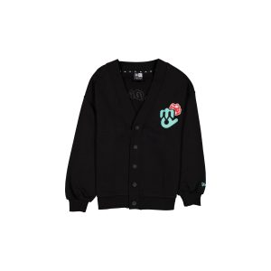Diablos Rojos del México Black Floral Cardigan