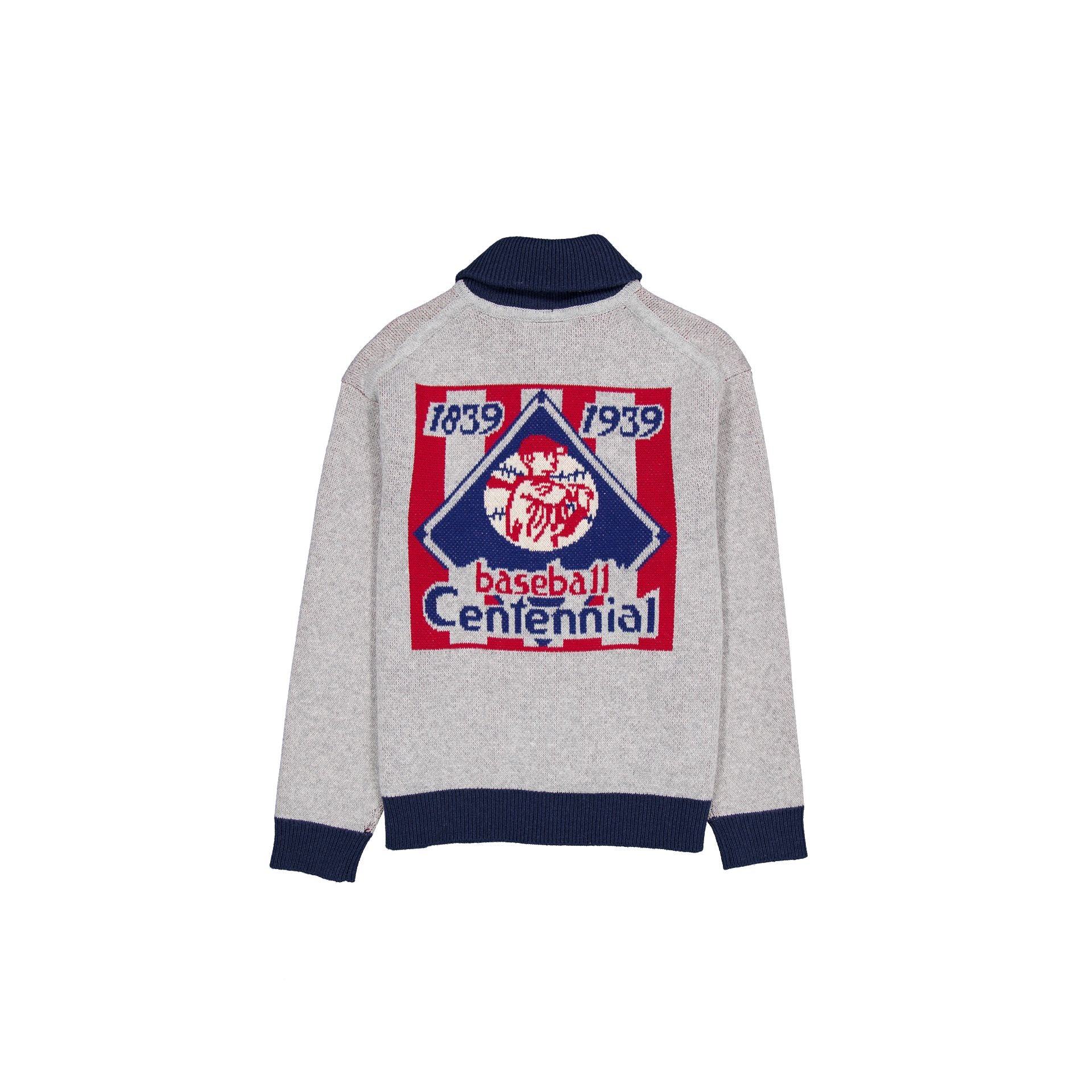New York Yankees Heather Gray Cowichan Cardigan - Image 3
