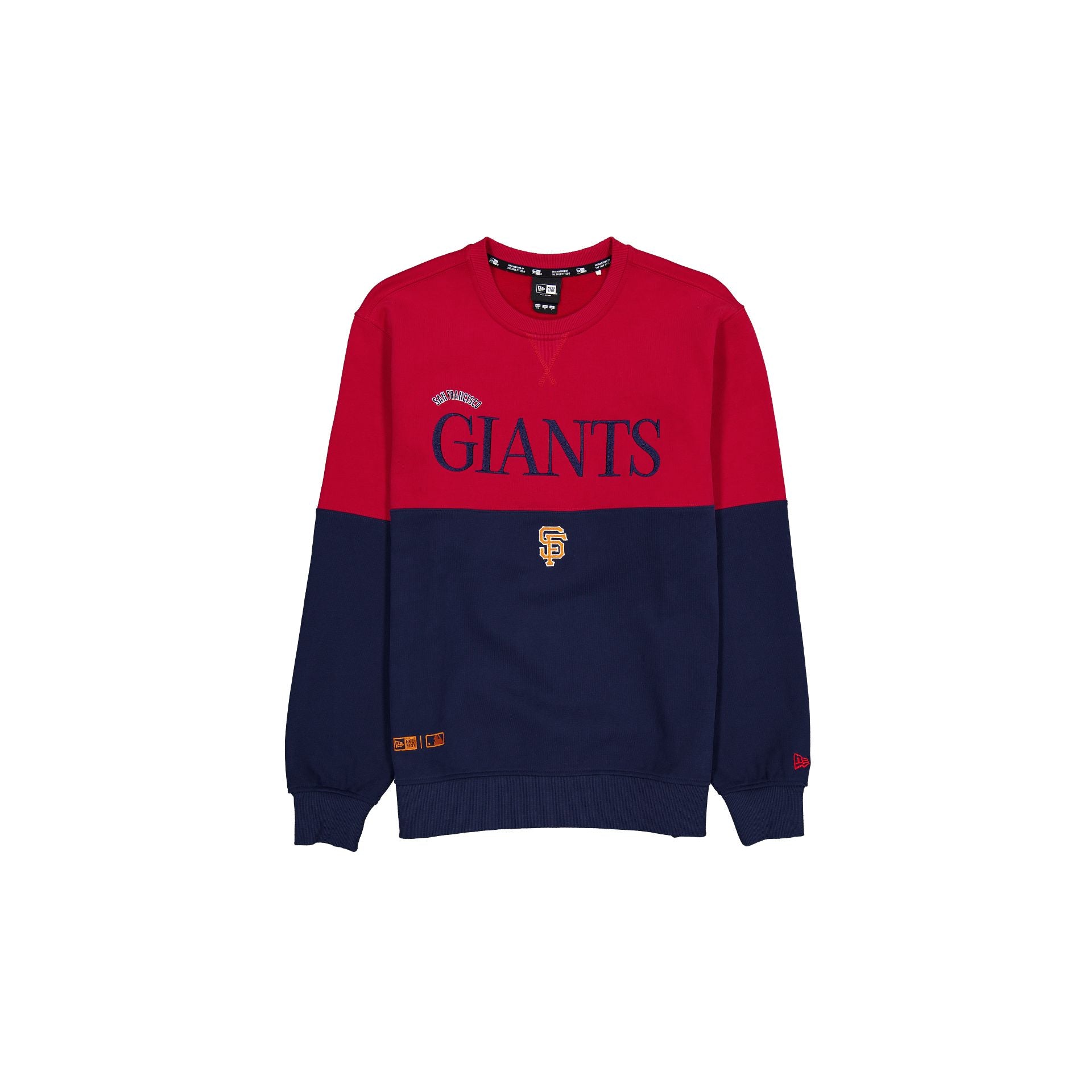 San Francisco Giants Two-Tone Rhythmic Red Crewneck - Image 2