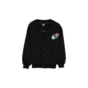 Charros de Jalisco Black Floral Cardigan