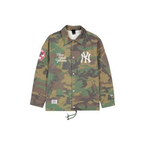 New York Yankees Camo Coach's Jacket