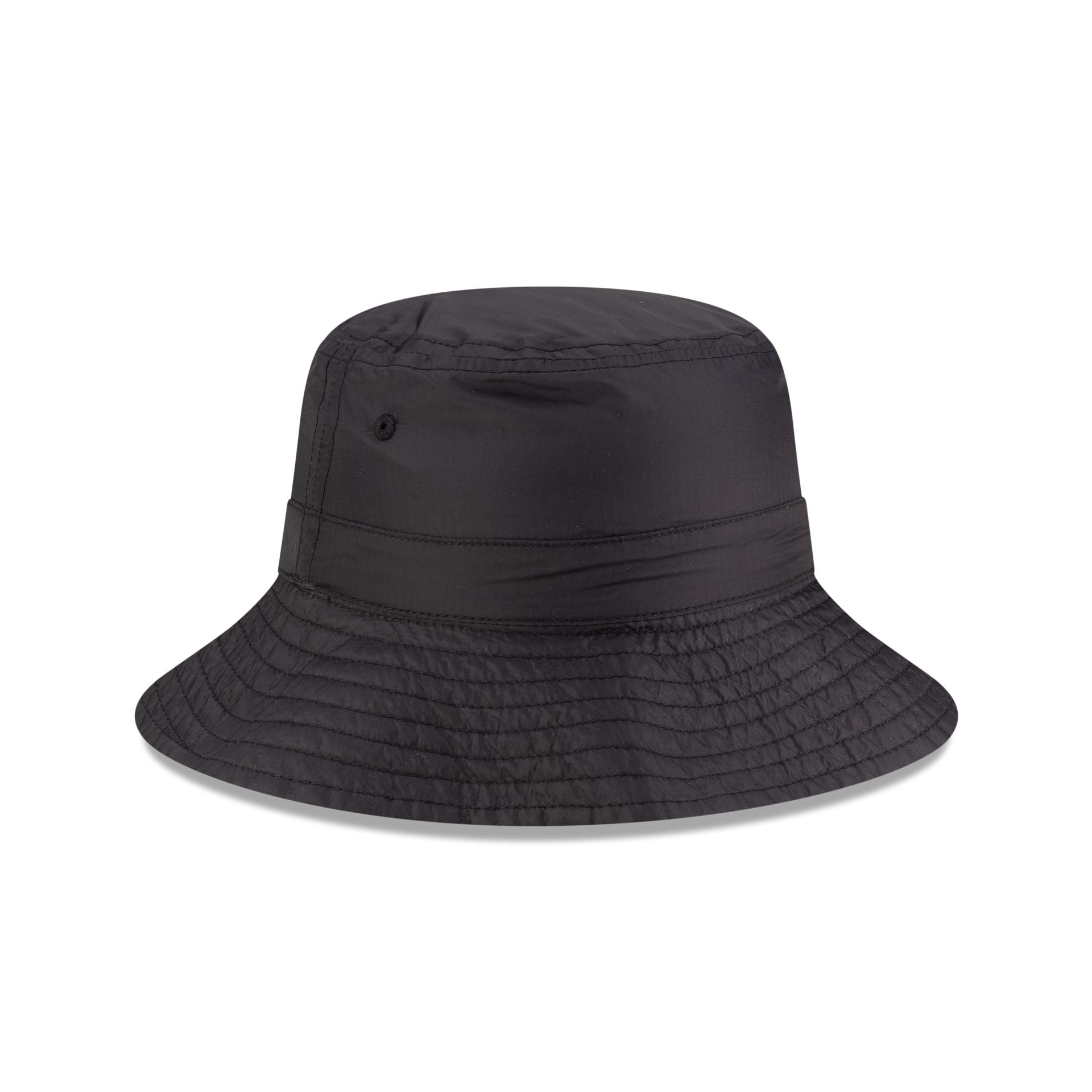 New Era Cap Packable Ripstop Black Bucket Hat - Image 3