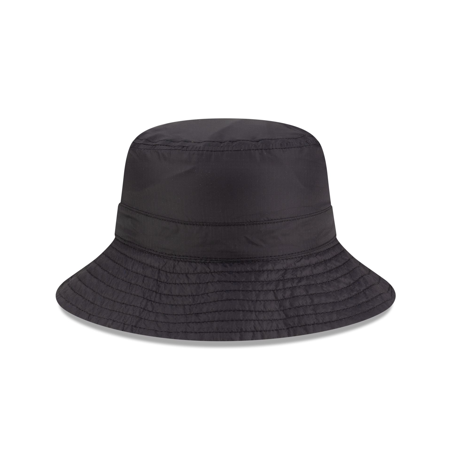 New Era Cap Packable Ripstop Black Bucket Hat - Image 6