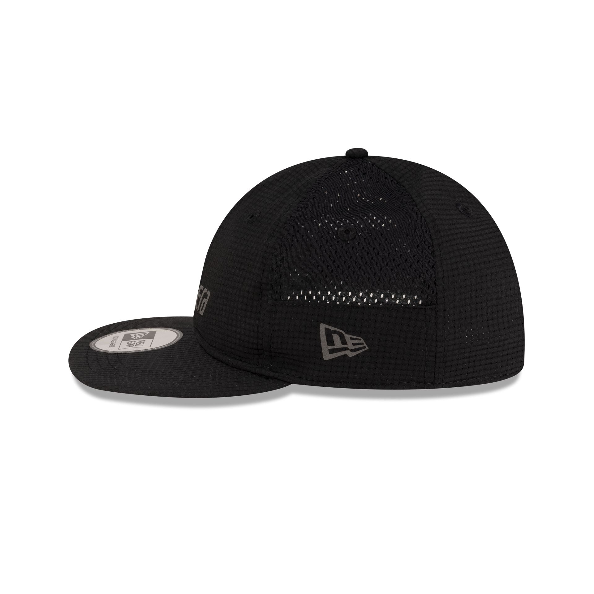New Era Cap Dual Mesh Black 9FORTY Strapback Hat - Image 4