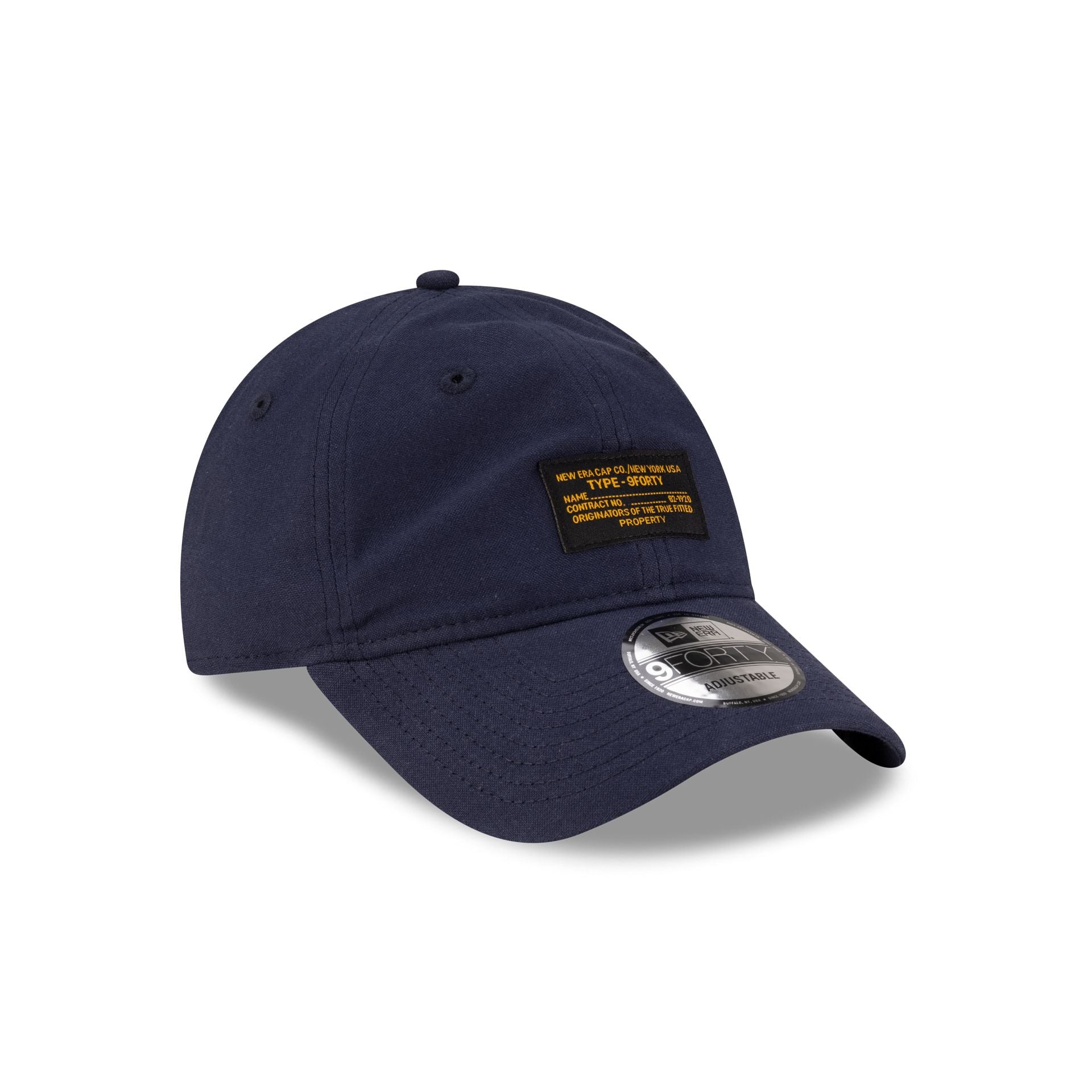 New Era Cap Navy Label 9FORTY Adjustable Hat - Image 3