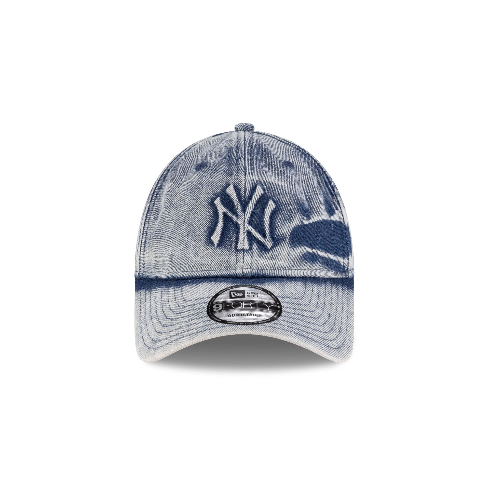 New York Yankees Embo Blue Denim 9FORTY Adjustable Hat - Image 2
