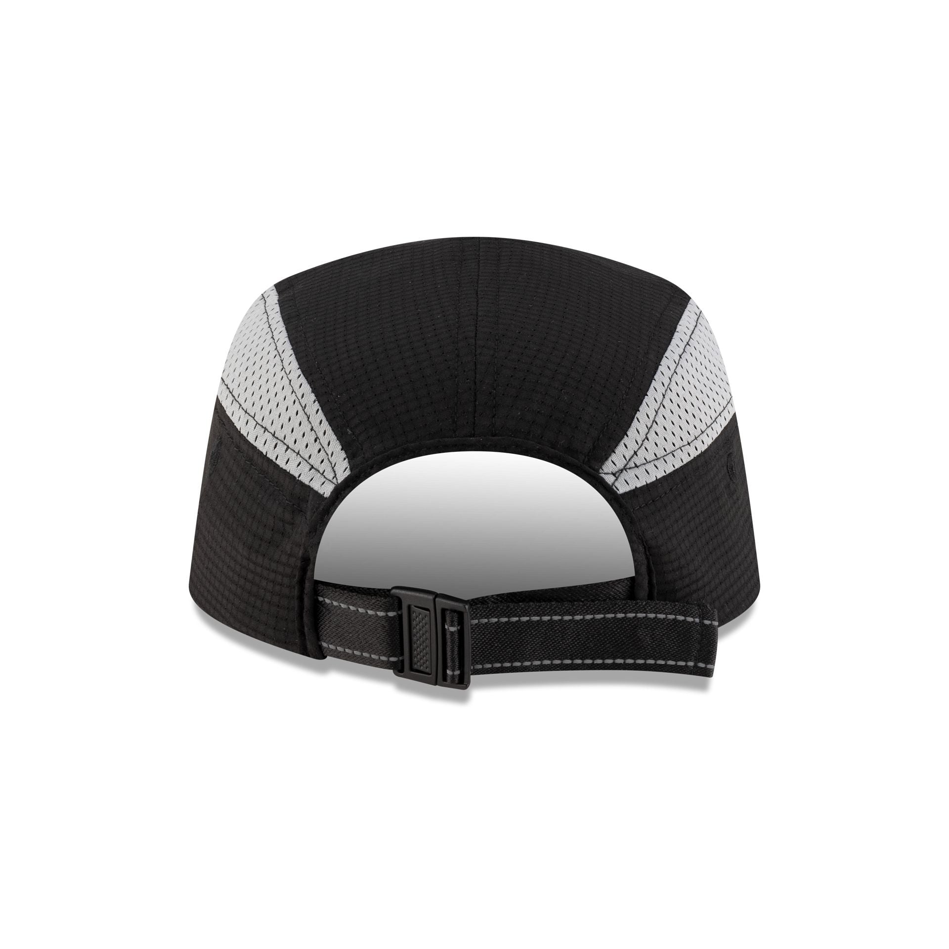 New Era Cap Run Club Black Camper Strapback Hat - Image 6