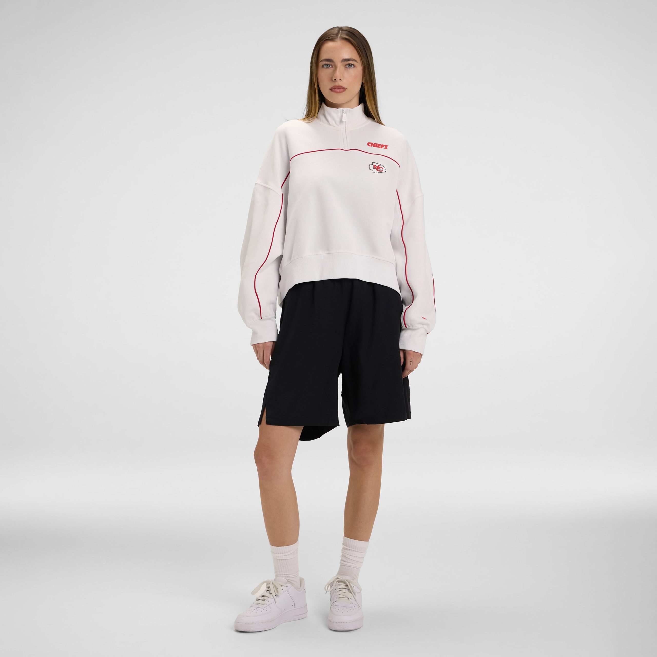 New York Giants 2025 Functional Fandom Women's Quarter Zip - Image 5