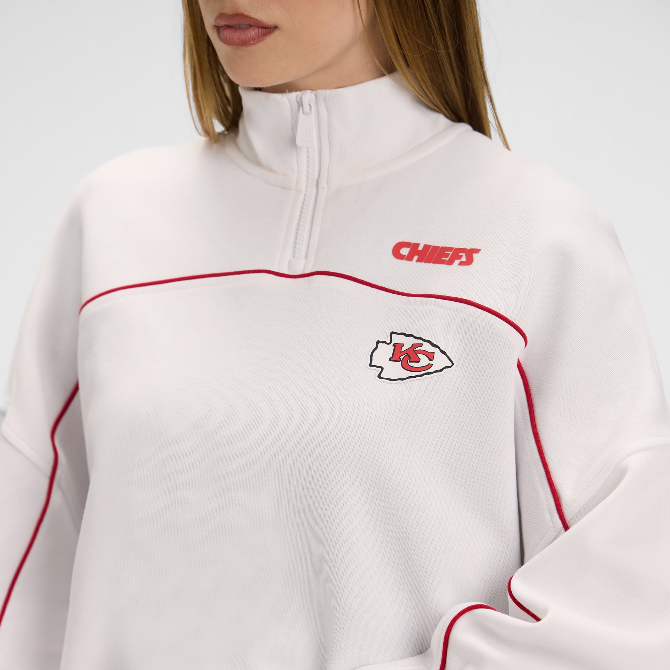 New York Giants 2025 Functional Fandom Women's Quarter Zip - Image 2