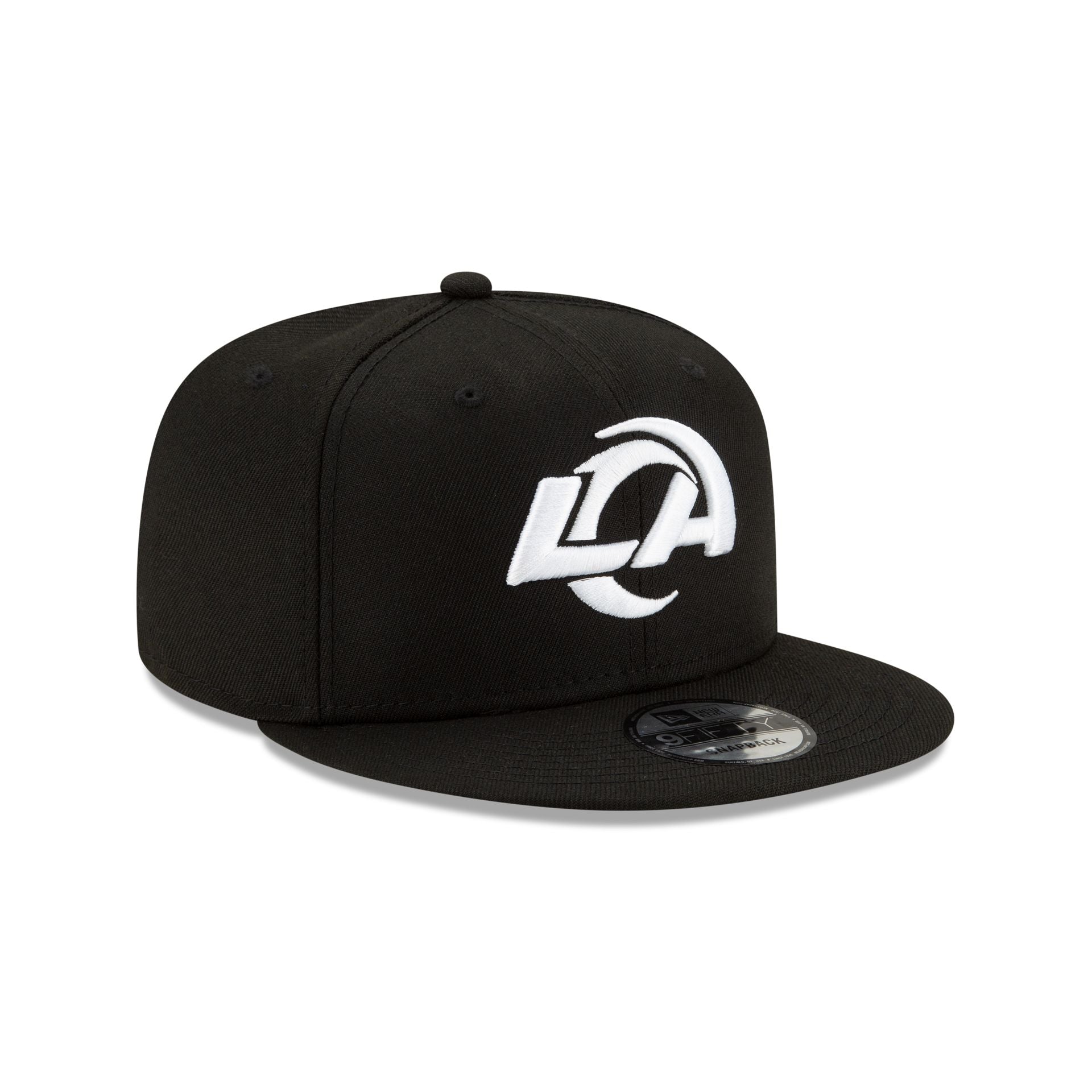 Los Angeles Rams Basic Black & White 9FIFTY Snapback - Image 3