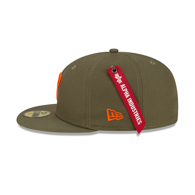 Alpha Industries X Philadelphia Phillies Green 59FIFTY Fitted Hat - Image 4