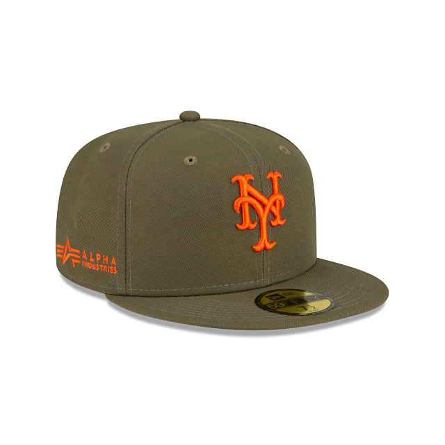 Alpha Industries X New York Mets Green 59FIFTY Fitted Hat - Image 3