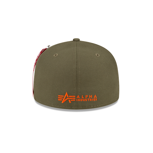 Alpha Industries X New Era Green 59FIFTY Fitted Hat - Image 6