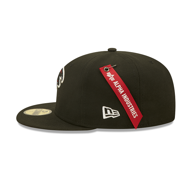 Alpha Industries X Atlanta Falcons 59FIFTY Fitted Hat - Image 4