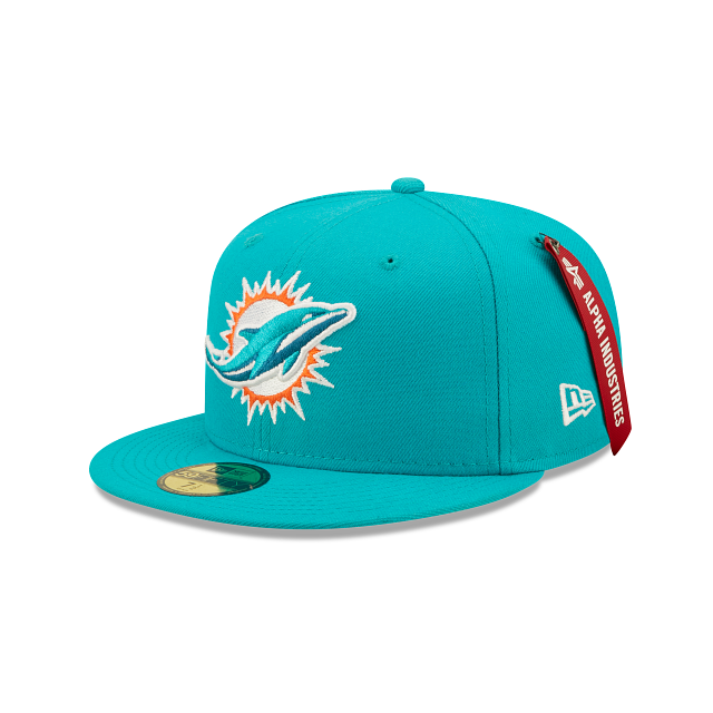 Alpha Industries X Miami Dolphins 59FIFTY Fitted Hat