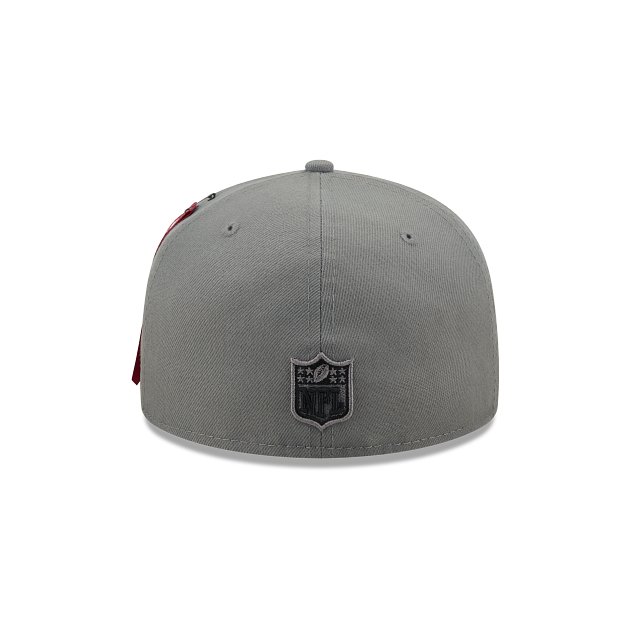 Alpha Industries X Atlanta Falcons Gray 59FIFTY Fitted Hat - Image 6