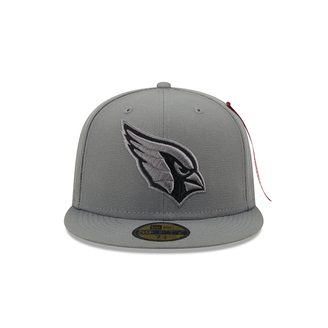 Alpha Industries X Arizona Cardinals Gray 59FIFTY Fitted Hat - Image 2