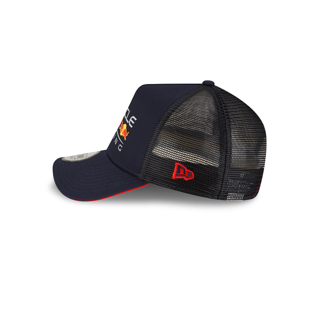 Oracle Red Bull Racing Essential Blue A-Frame Trucker Hat - Image 4