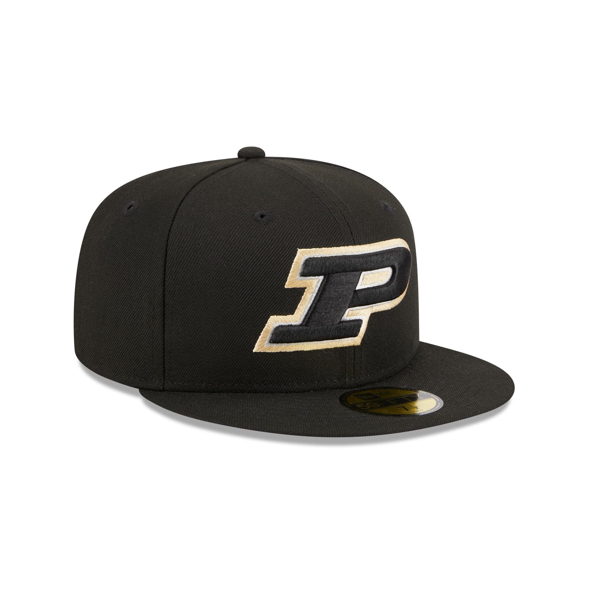 Purdue Boilermakers Black 59FIFTY Fitted Hat - Image 3