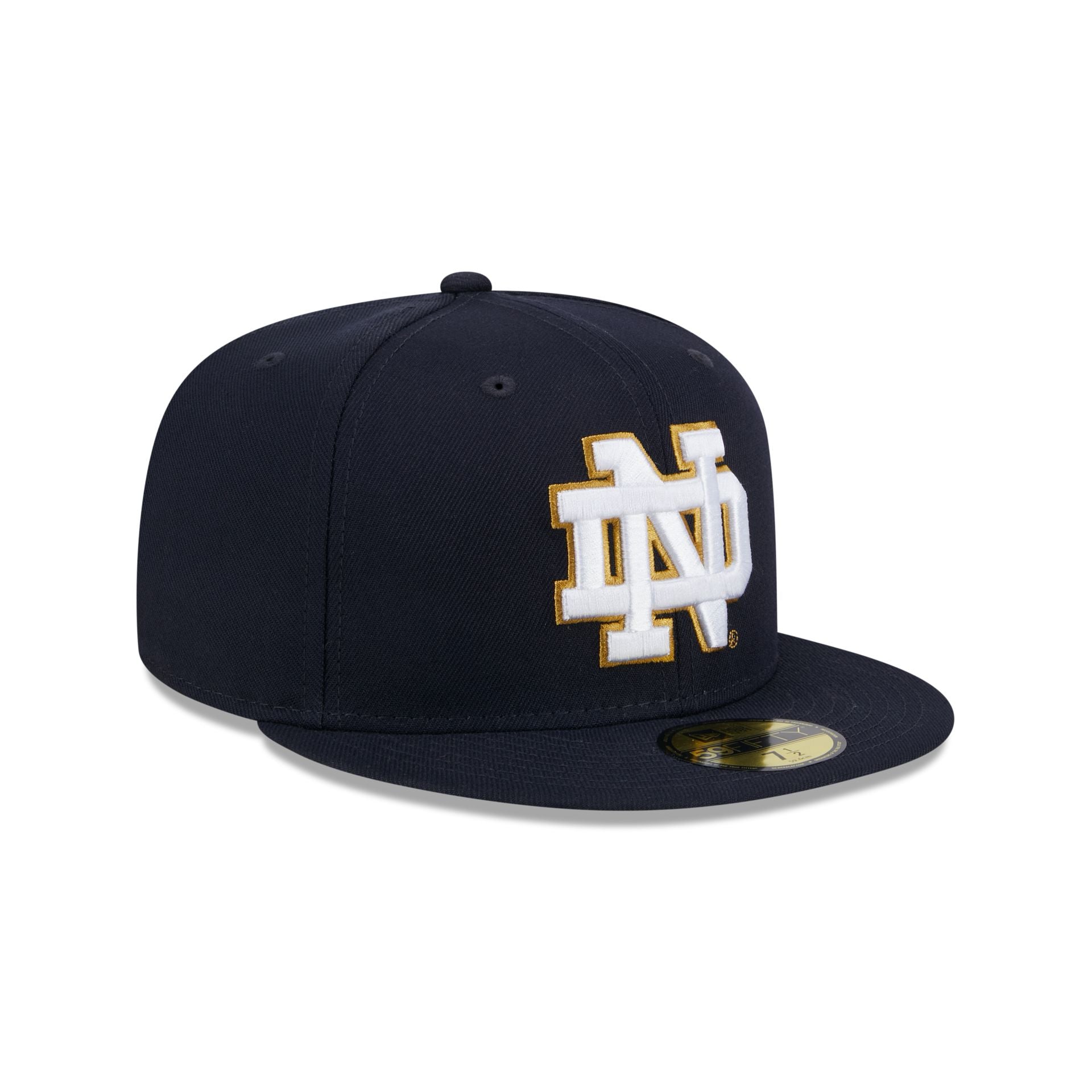 Notre Dame Fighting Irish Navy 59FIFTY Fitted Hat - Image 3