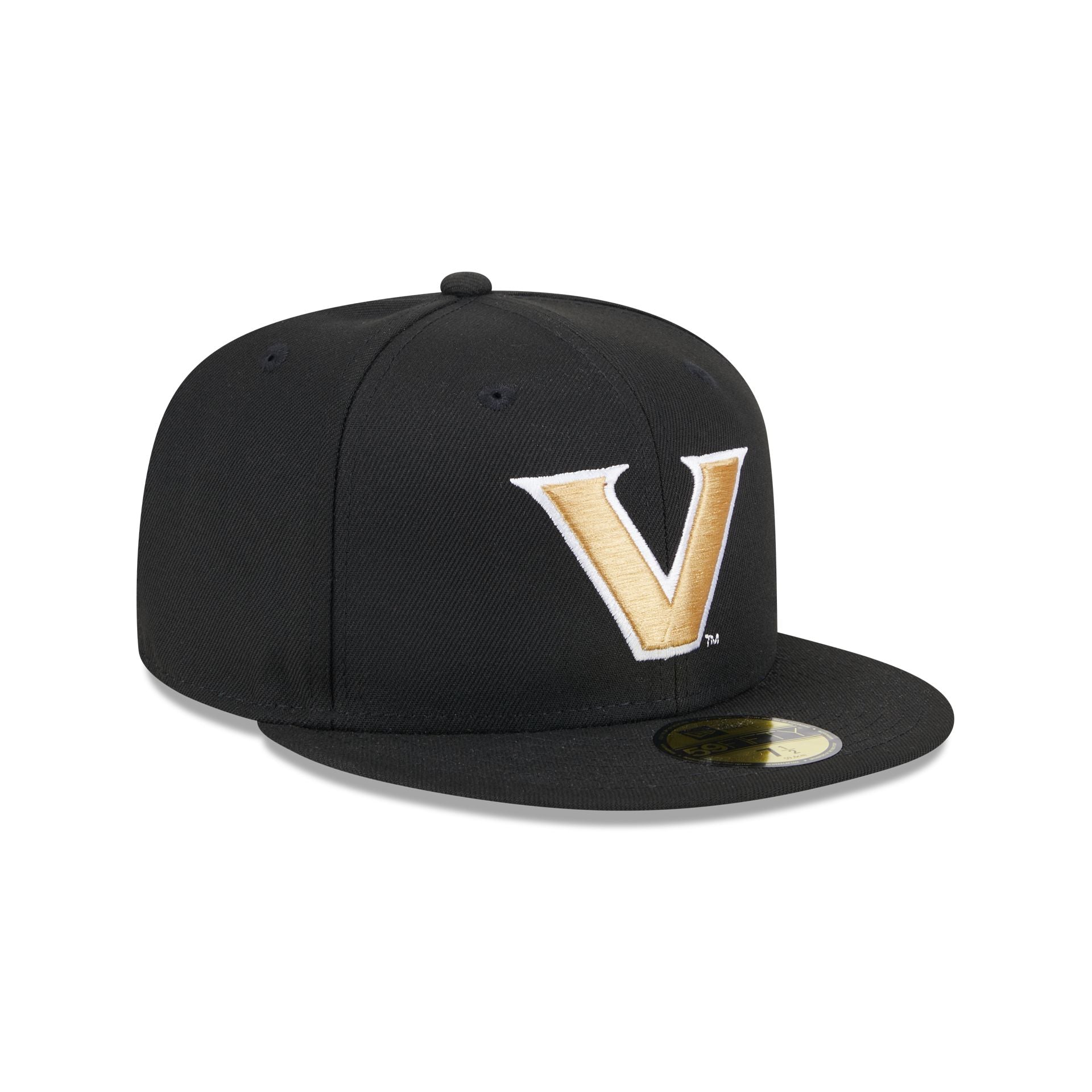 Vanderbilt Commodores Black 59FIFTY Fitted Hat - Image 3