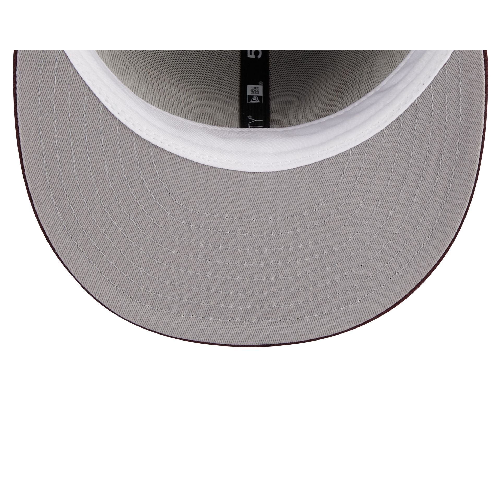 Virginia Tech Hokies Maroon 59FIFTY Fitted Hat - Image 7