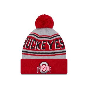 Ohio State Buckeyes Go-To Pom Knit Hat