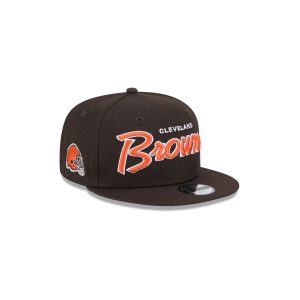 Cleveland Browns Script Kids 9FIFTY Snapback Hat