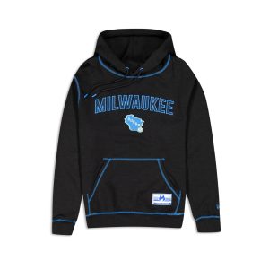 Milwaukee Bucks 2023 City Edition Black Hoodie
