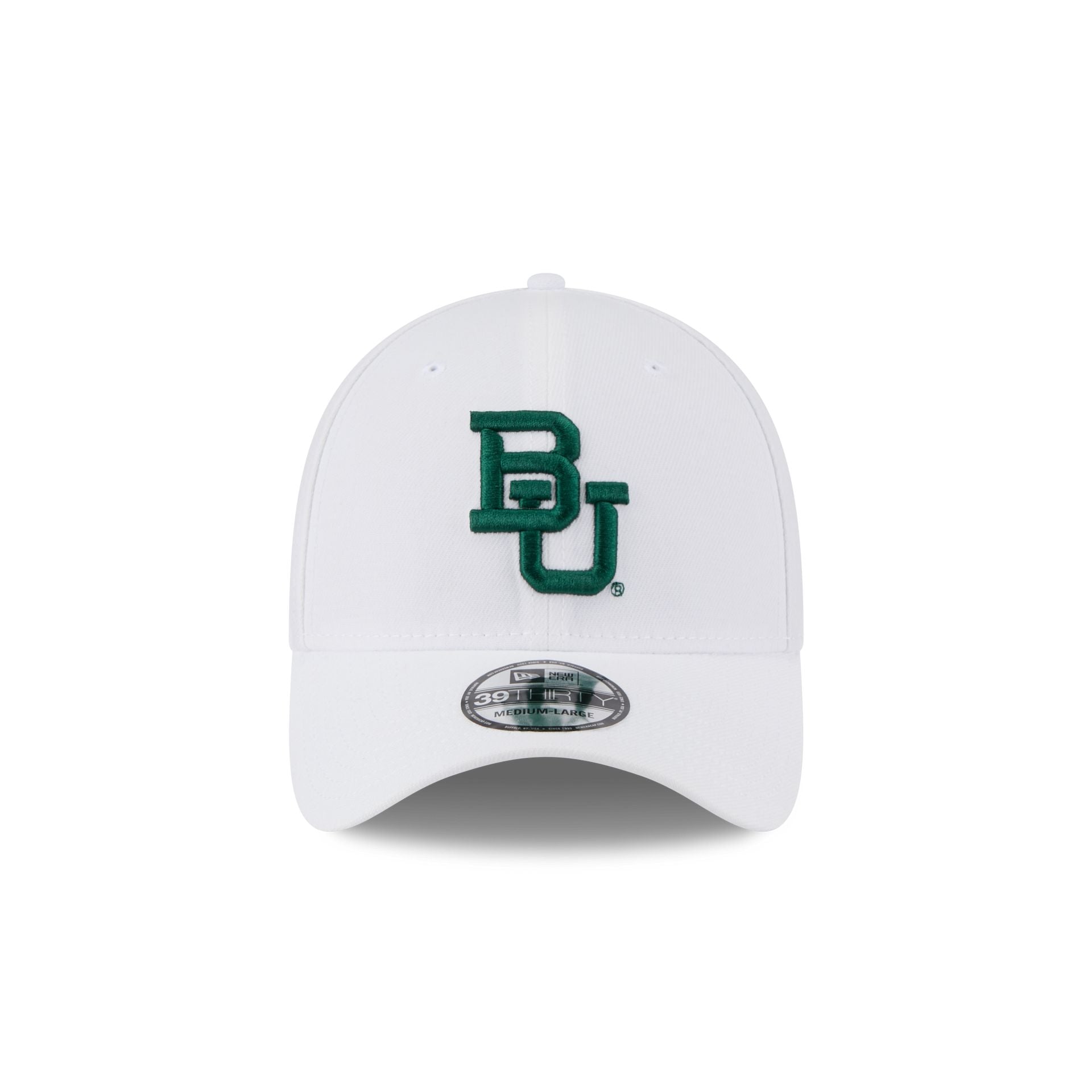 Baylor Bears Optic White 39THIRTY Stretch Fit Hat - Image 2
