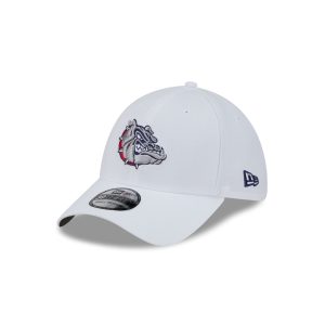 Gonzaga Bulldogs Optic White 39THIRTY Stretch Fit Hat