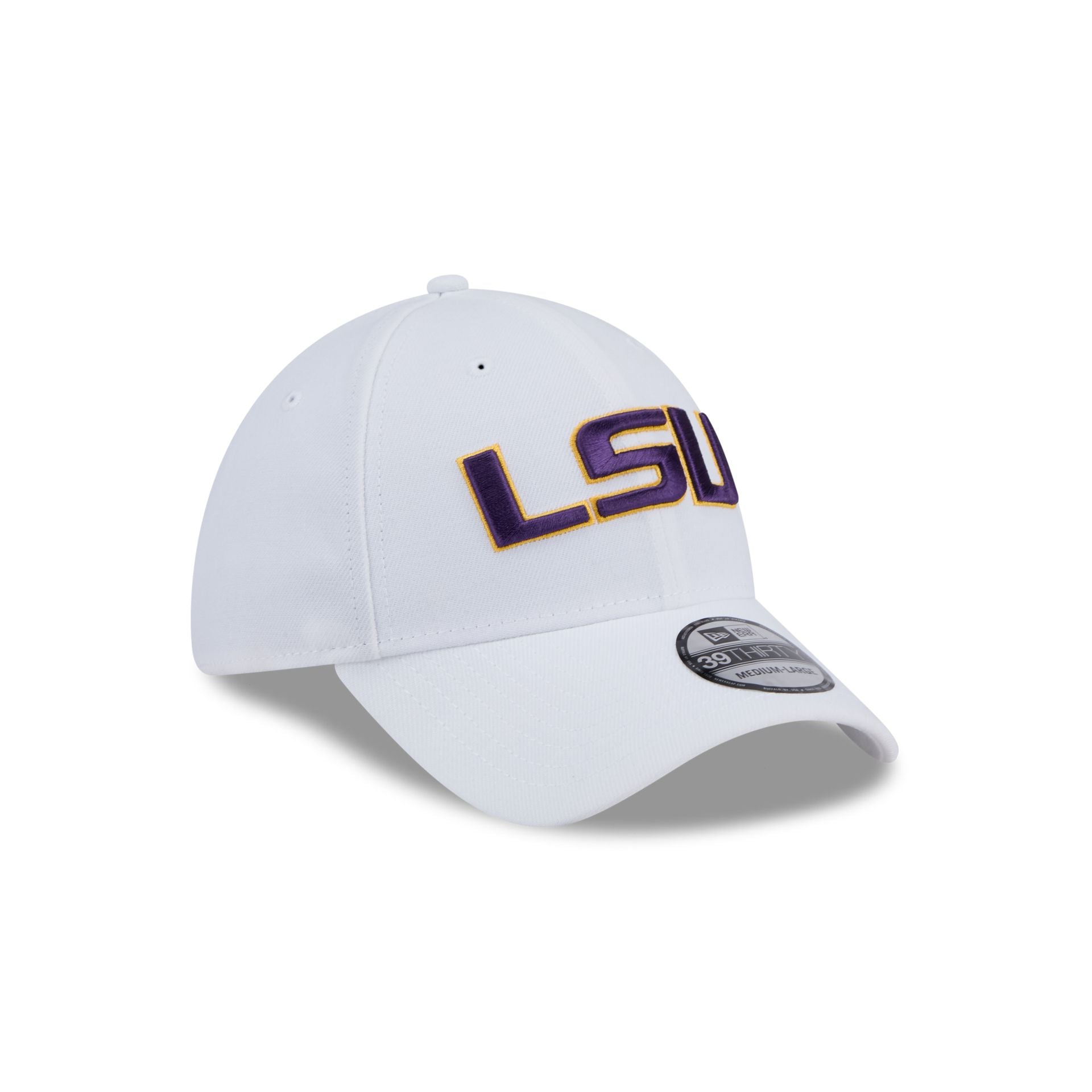 LSU Tigers Chrome 39THIRTY Stretch Fit Hat - Image 3
