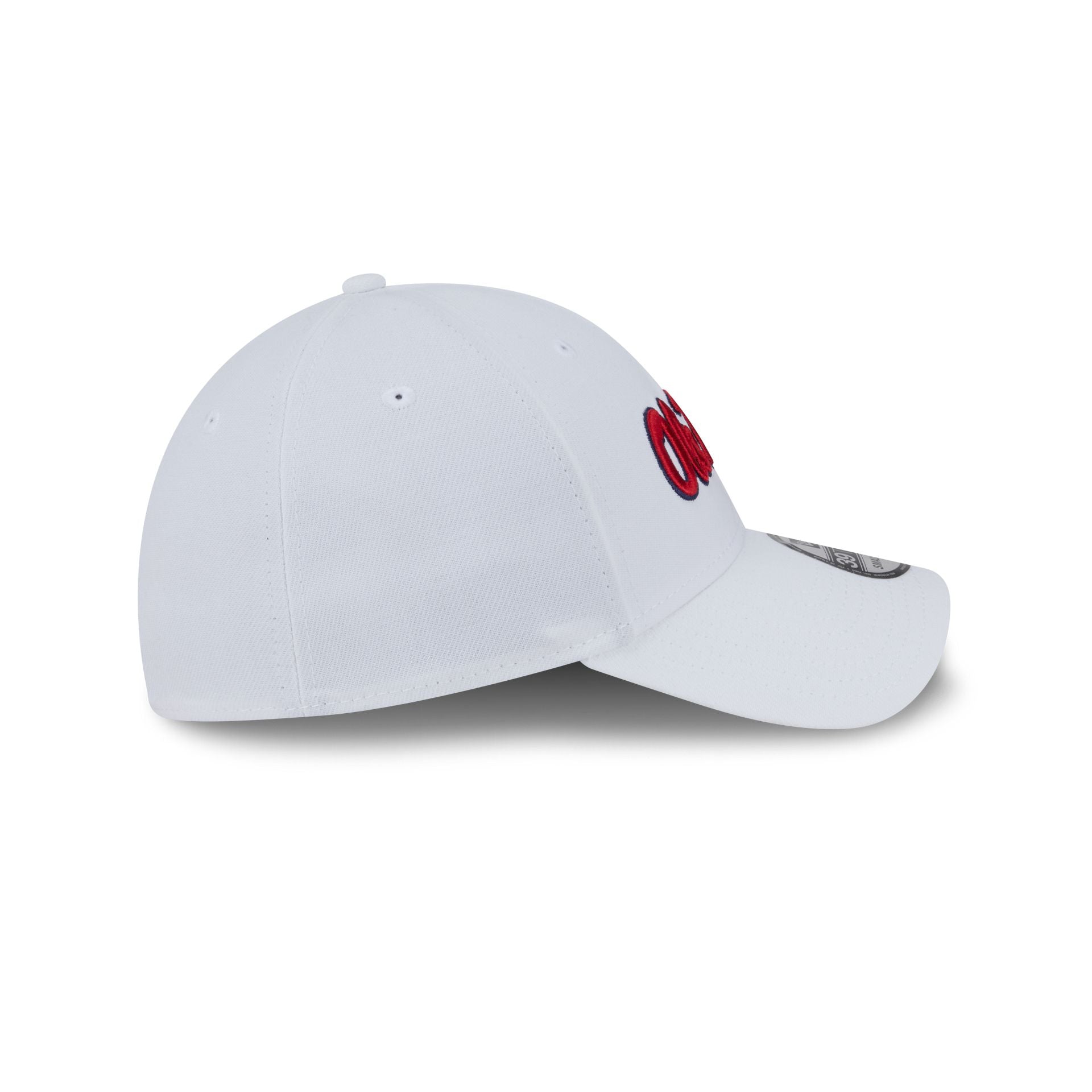 Mississippi Rebels Optic White 39THIRTY Stretch Fit Hat - Image 5