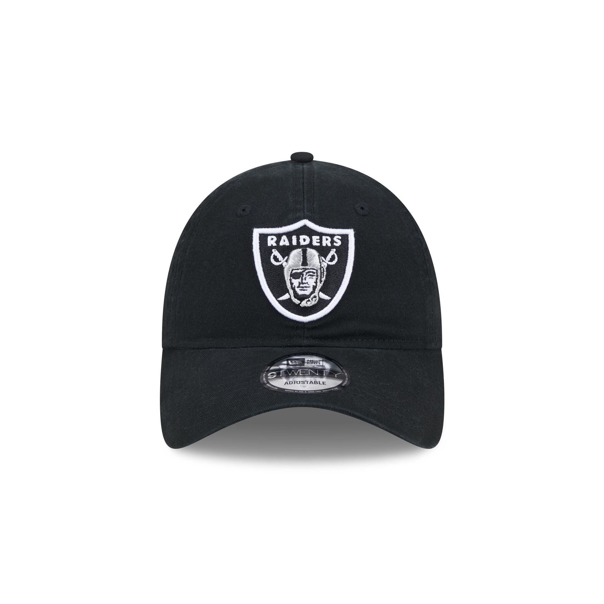 Las Vegas Raiders Black 9TWENTY Adjustable Hat - Image 2