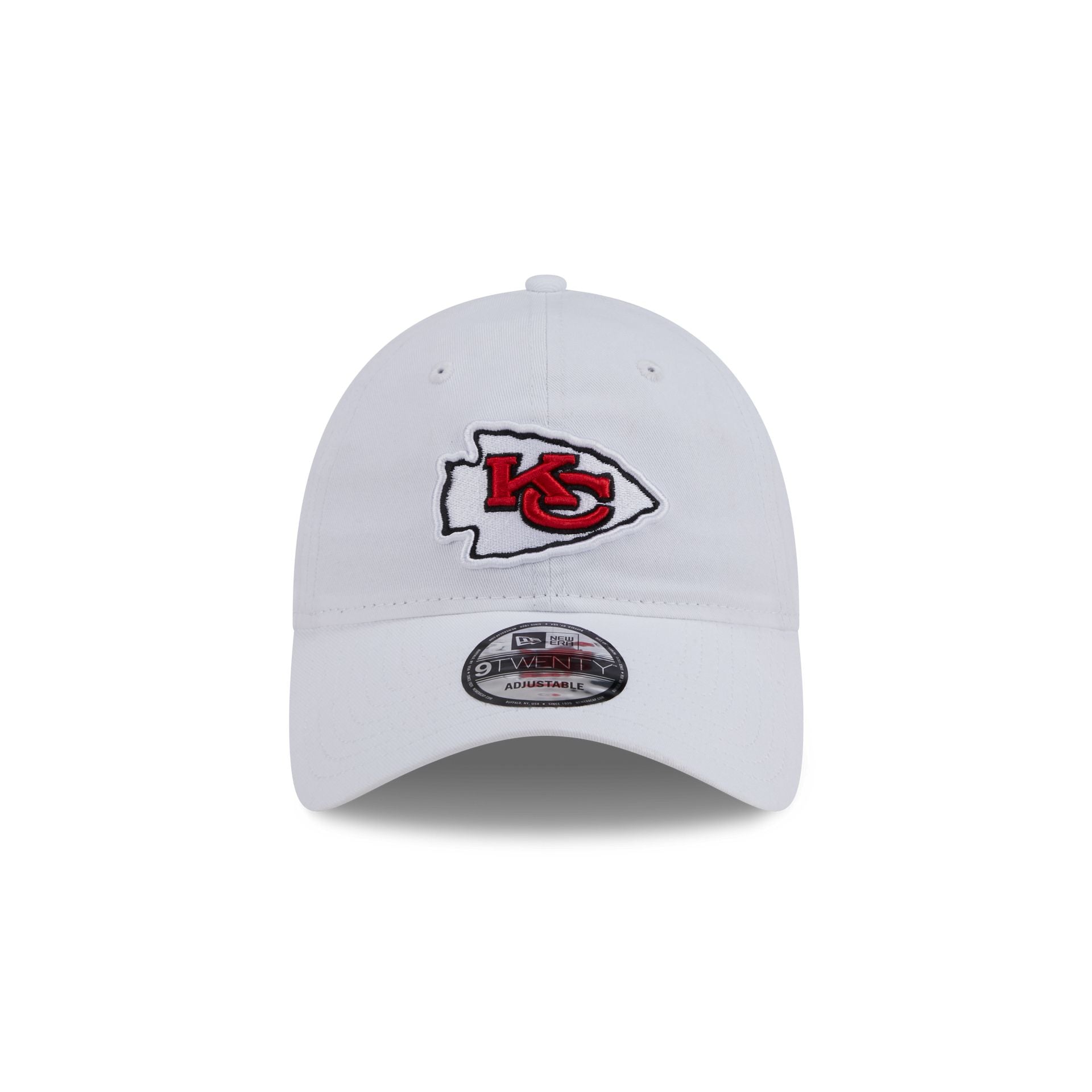 Kansas City Chiefs White 9TWENTY Adjustable Hat - Image 2