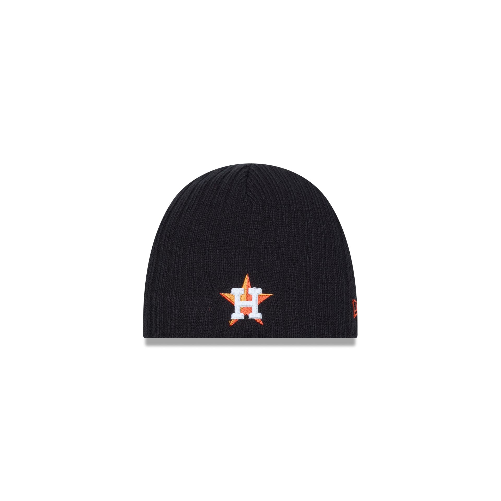 Houston Astros Mini Fan Kids Skull Knit Hat