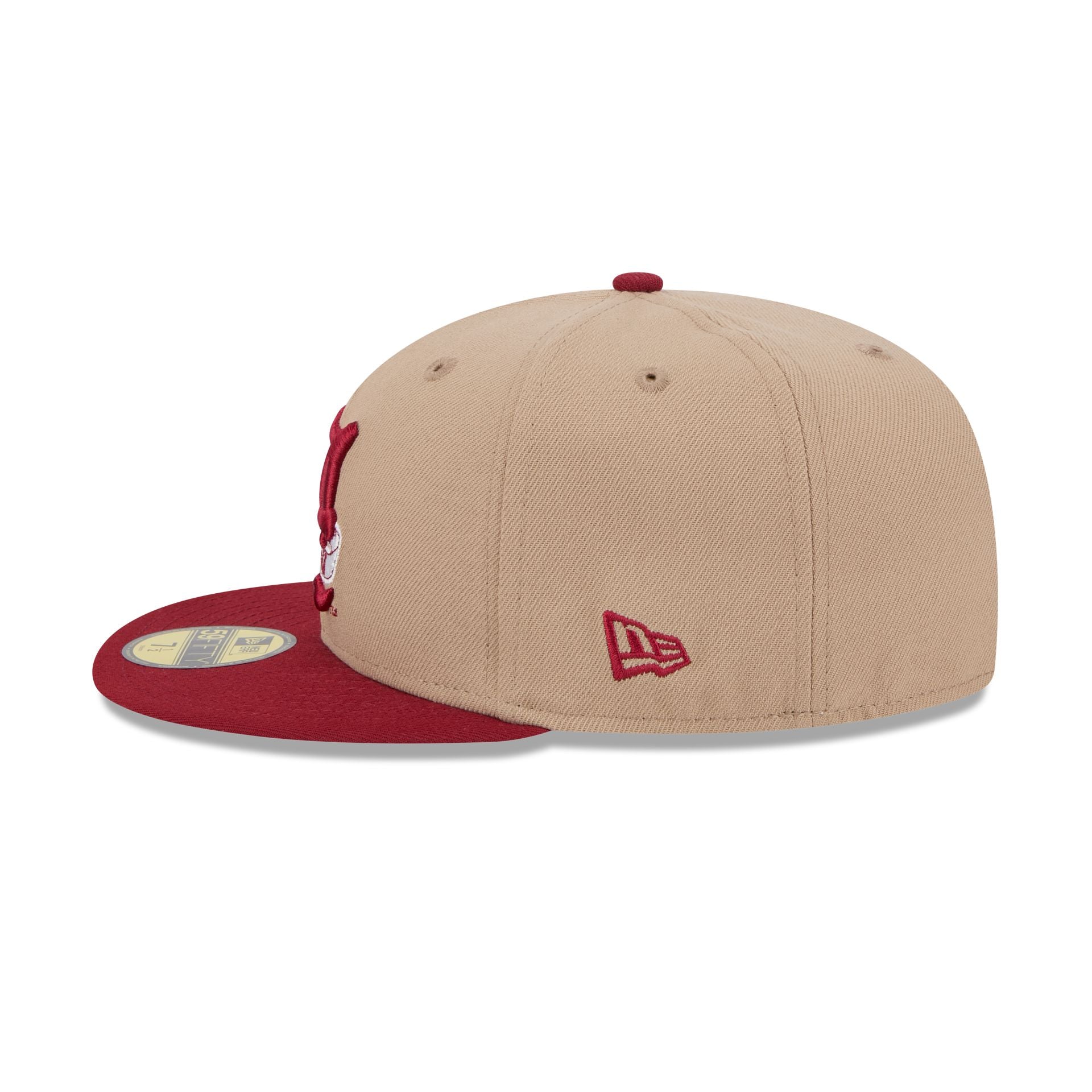 Alabama Crimson Tide Camel College Vault 59FIFTY Fitted Hat - Image 4