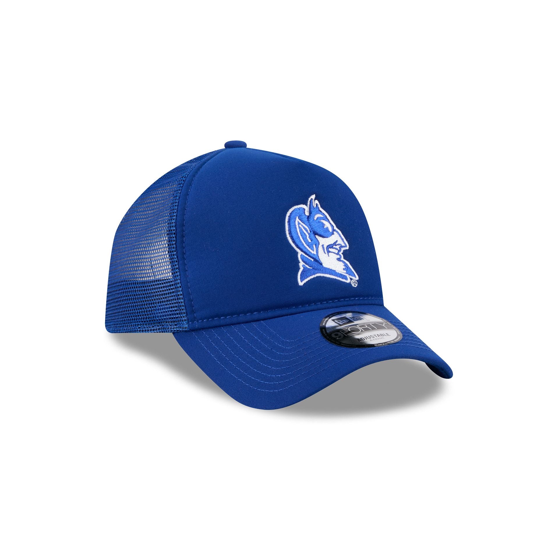Duke Blue Devils Go-To 9FORTY A-Frame Trucker Hat - Image 3