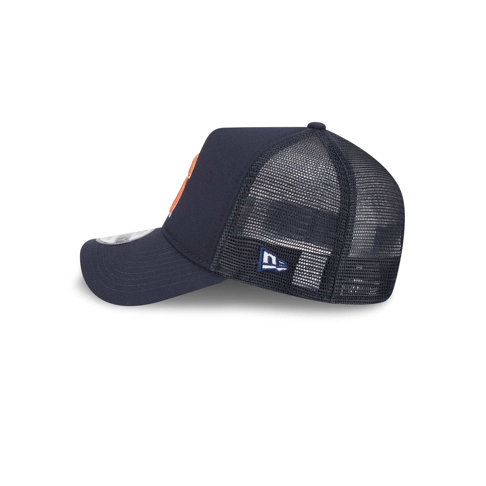 Syracuse Orange Go-To 9FORTY A-Frame Trucker Hat - Image 4