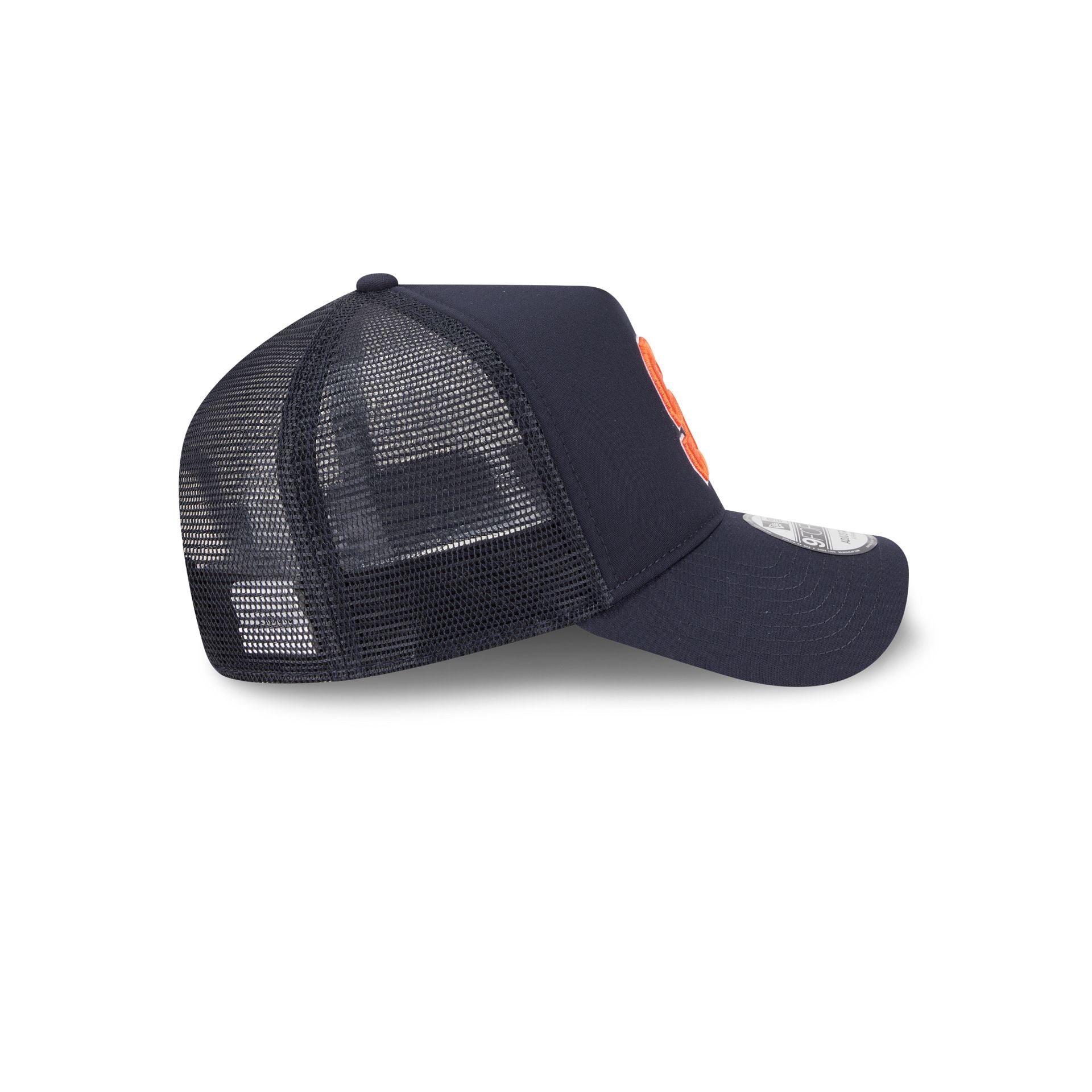 Syracuse Orange Go-To 9FORTY A-Frame Trucker Hat - Image 5