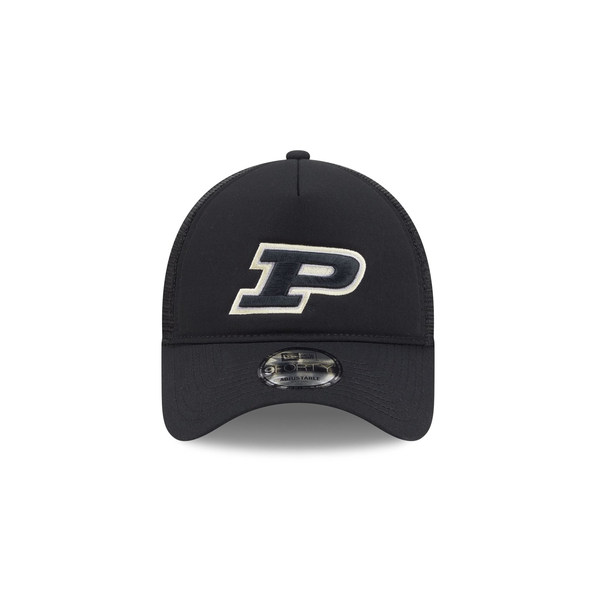 Purdue Boilermakers Go-To 9FORTY A-Frame Trucker Hat - Image 2