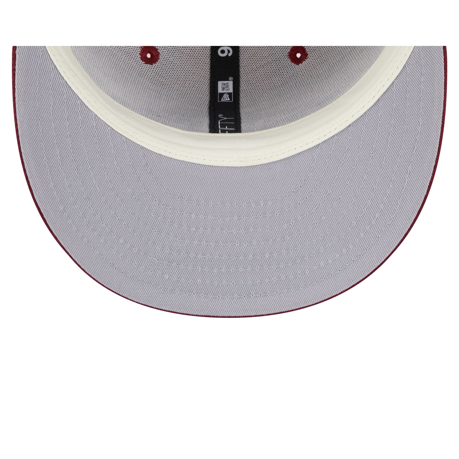 Arkansas Razorbacks Plaid 9FIFTY Snapback Hat - Image 7