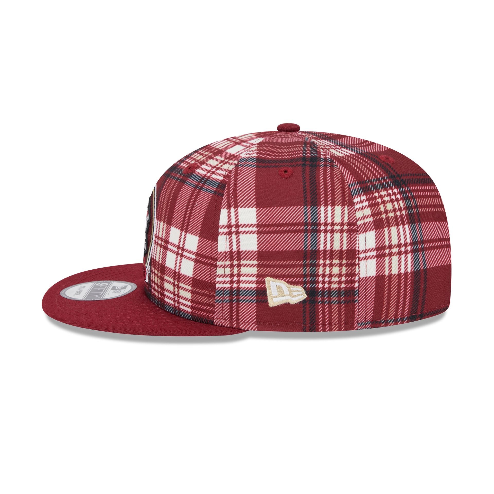 Florida State Seminoles Plaid 9FIFTY Snapback Hat - Image 4