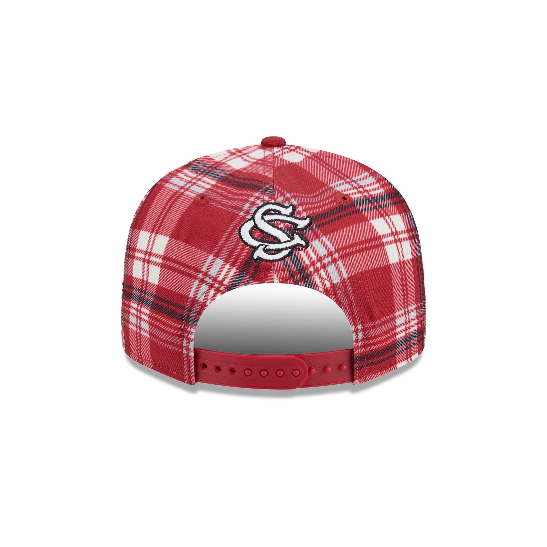 South Carolina Gamecocks Plaid 9FIFTY Snapback Hat - Image 6