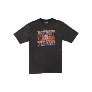 Detroit Tigers Oversized Washed Black T-Shirt