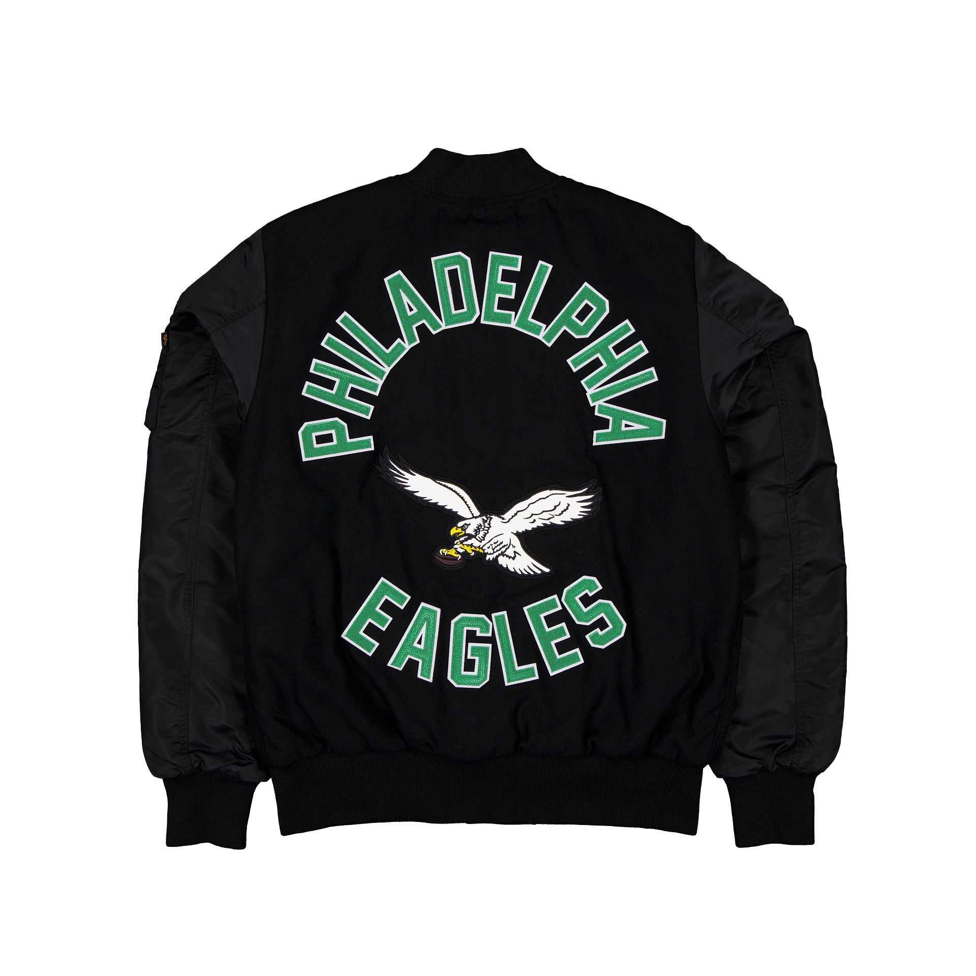 Alpha Industries x Philadelphia Eagles Historic MA-1 Wool Varsity Jacket - Image 3